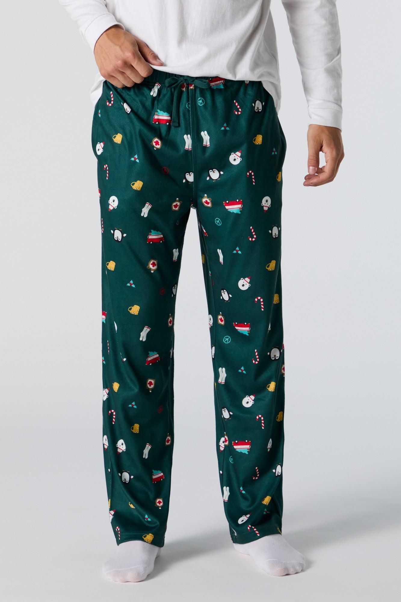 Printed Pajama Pant Male Product Image