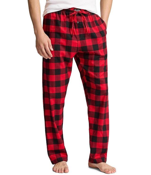 Polo Ralph Lauren Big & Tall Flannel Plaid Pajama Pants Product Image