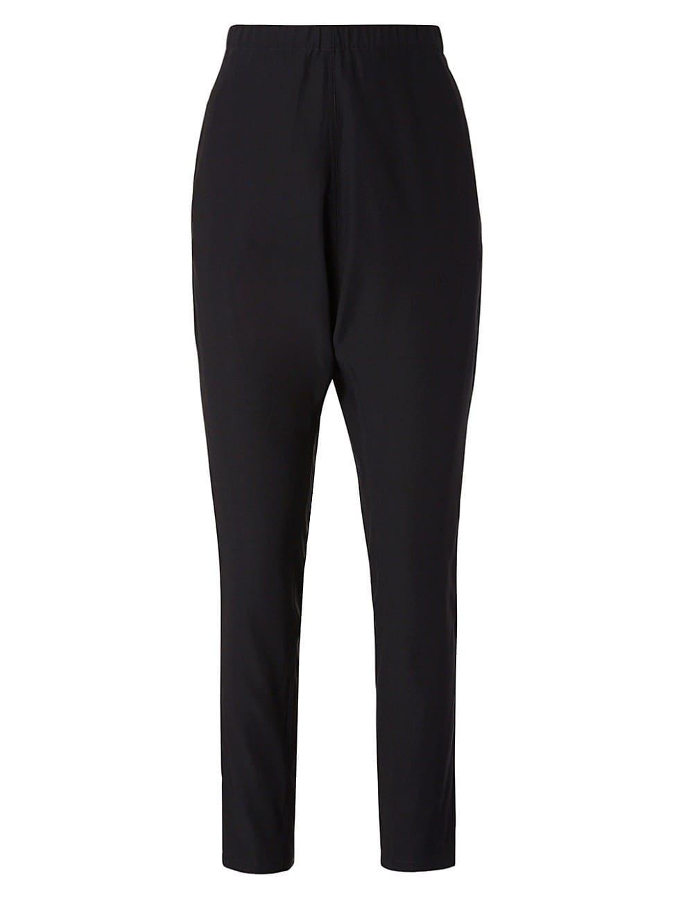 Womens Stretch Silk Dropped Crotch Pants Product Image