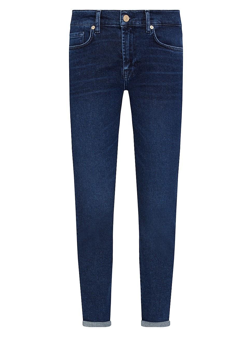 Womens Josefina Low-Rise Stretch Cuffed Skinny Jeans Product Image