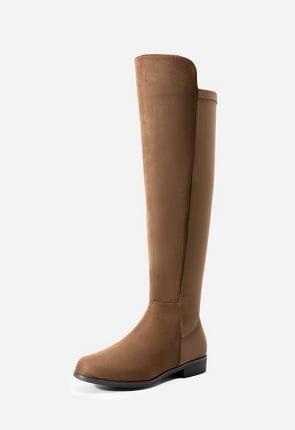 Knee-High Stretchy Suede Boot product image