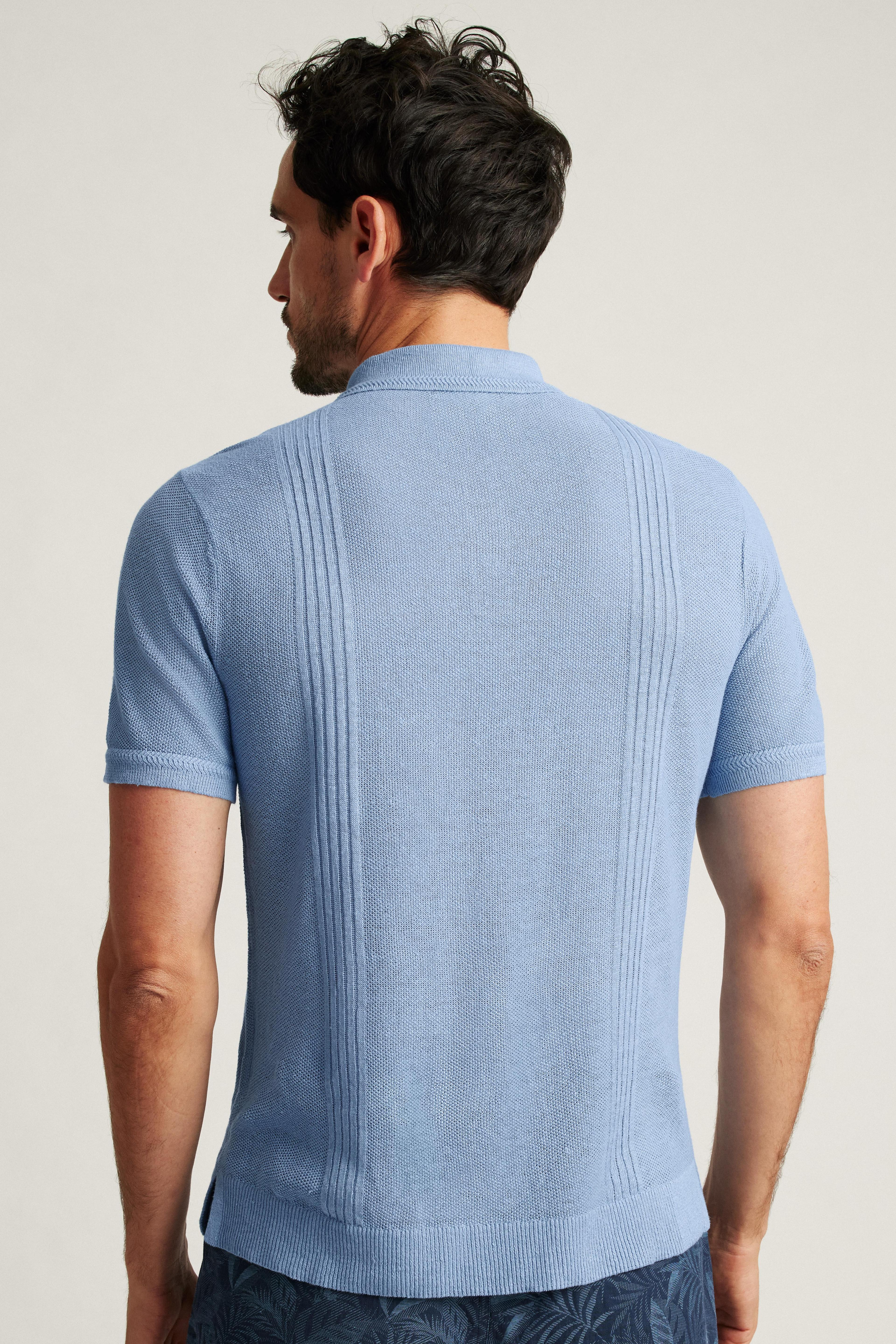 Hudson Italian Sweater Polo Product Image