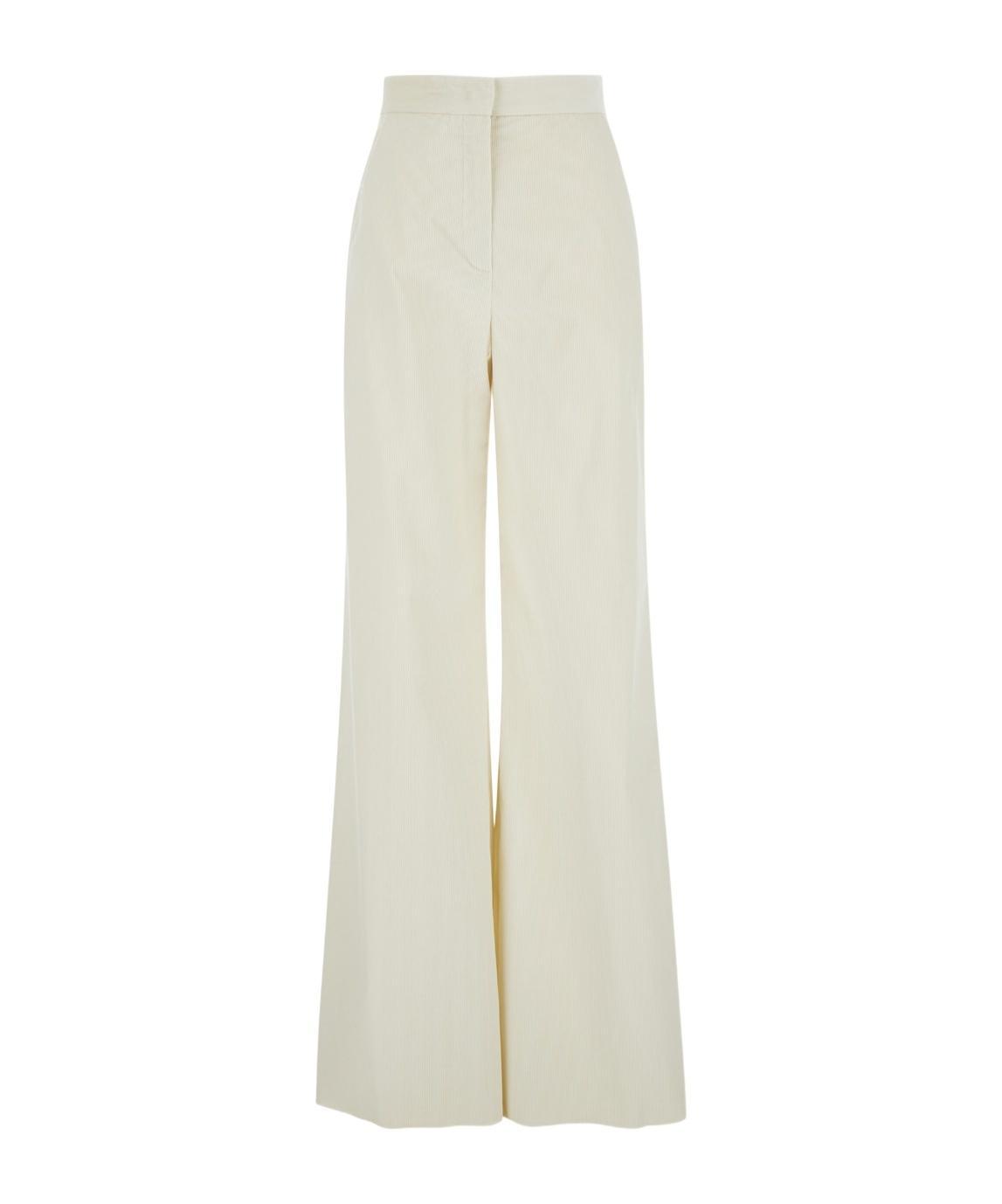 MAX MARA Logo Pants In White Product Image