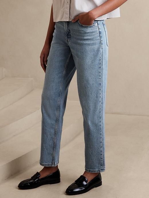 High-Rise Straight Jean Product Image