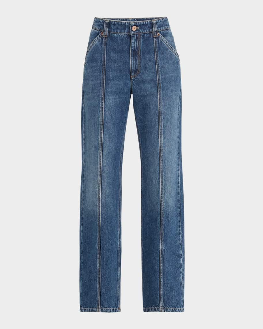 Retro Vintage Straight-Leg Jeans product image