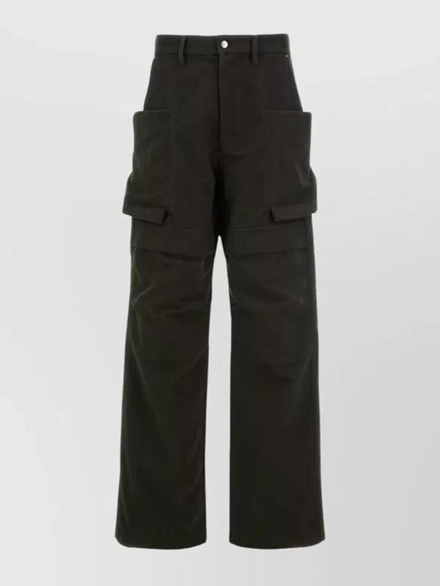 RICK OWENS Green Porterville Stefan Cargo Pants Product Image