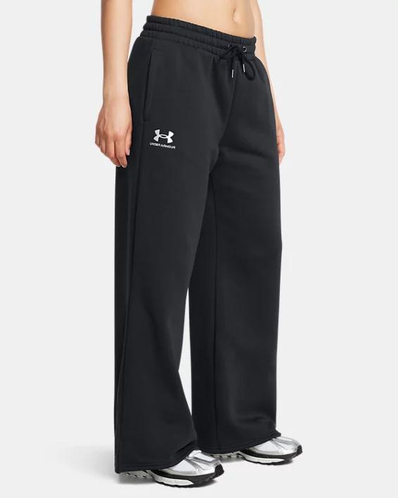 Womens UA Icon Fleece Wide Leg Pants Product Image