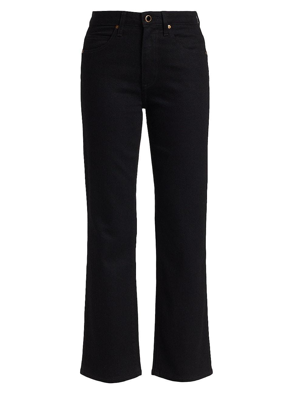 The Vivian Cropped Boot-Cut Jeans Product Image