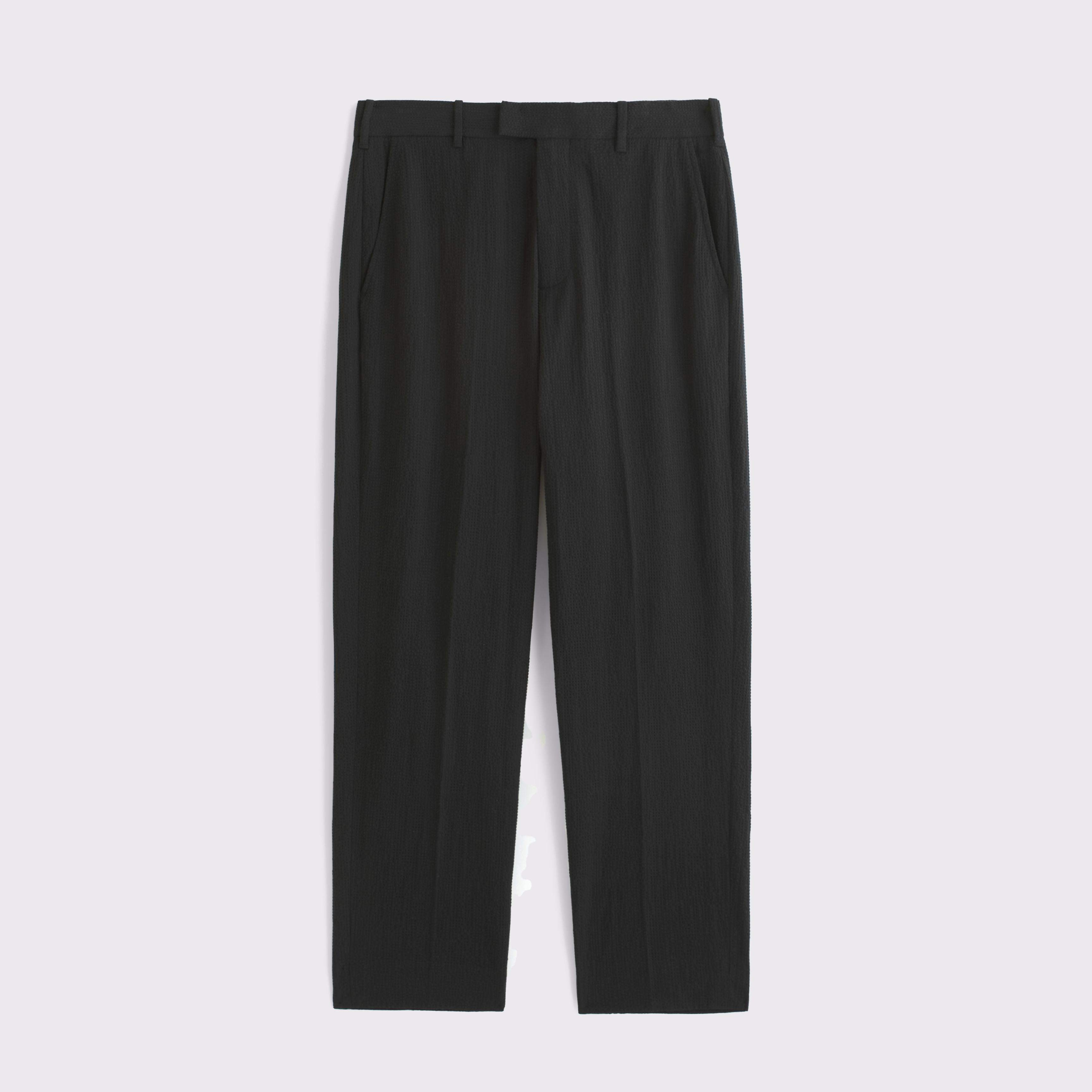 The A&F Collins Athletic Fit Seersucker Suit Pant Product Image