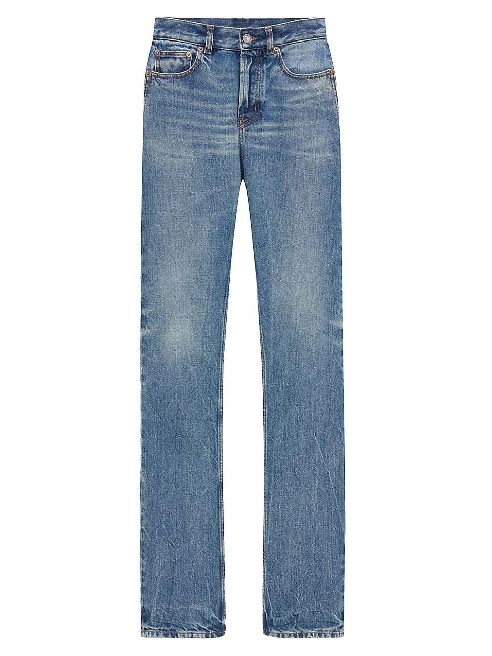 Womens 90s Slim Jeans in Denim product image