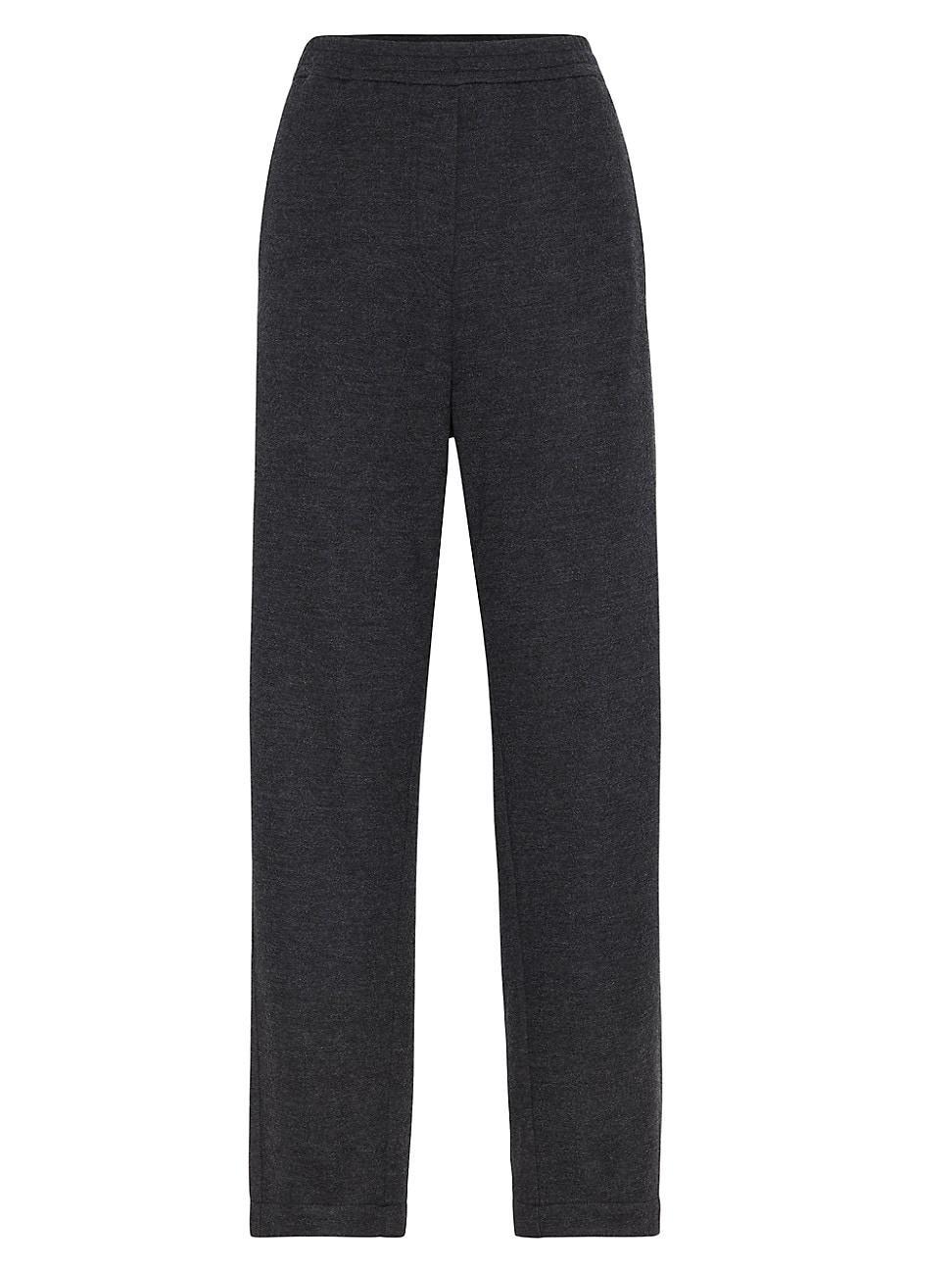 Womens Cashmere Interlock Track Trousers product image