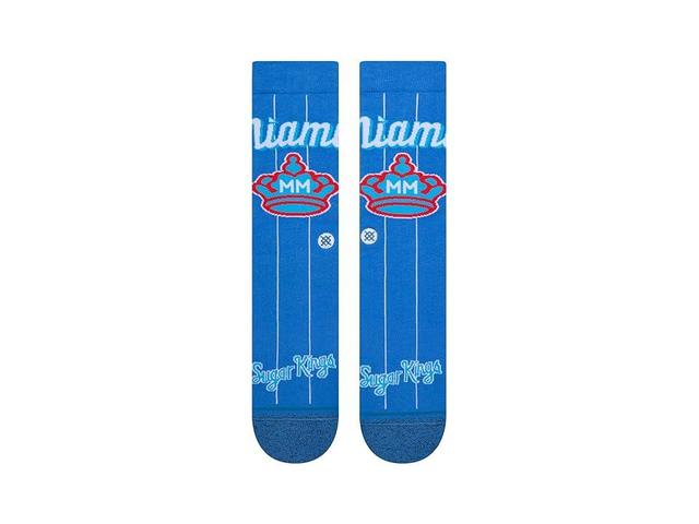 Stance Marlins Connect Crew Cut Socks Shoes Product Image