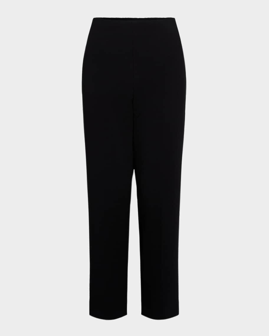 Mid-Rise Velvet Stripe Pull-On Pants product image