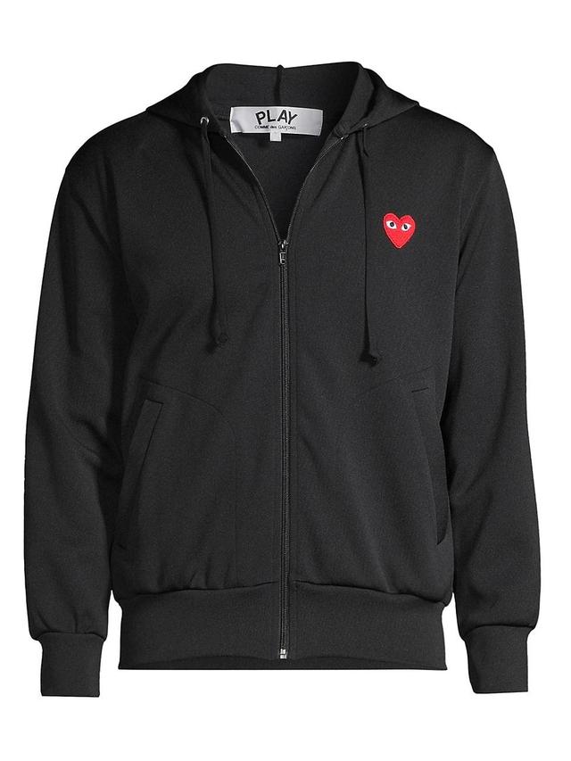 Mens Signature Logo Zip-Front Hoodie Product Image