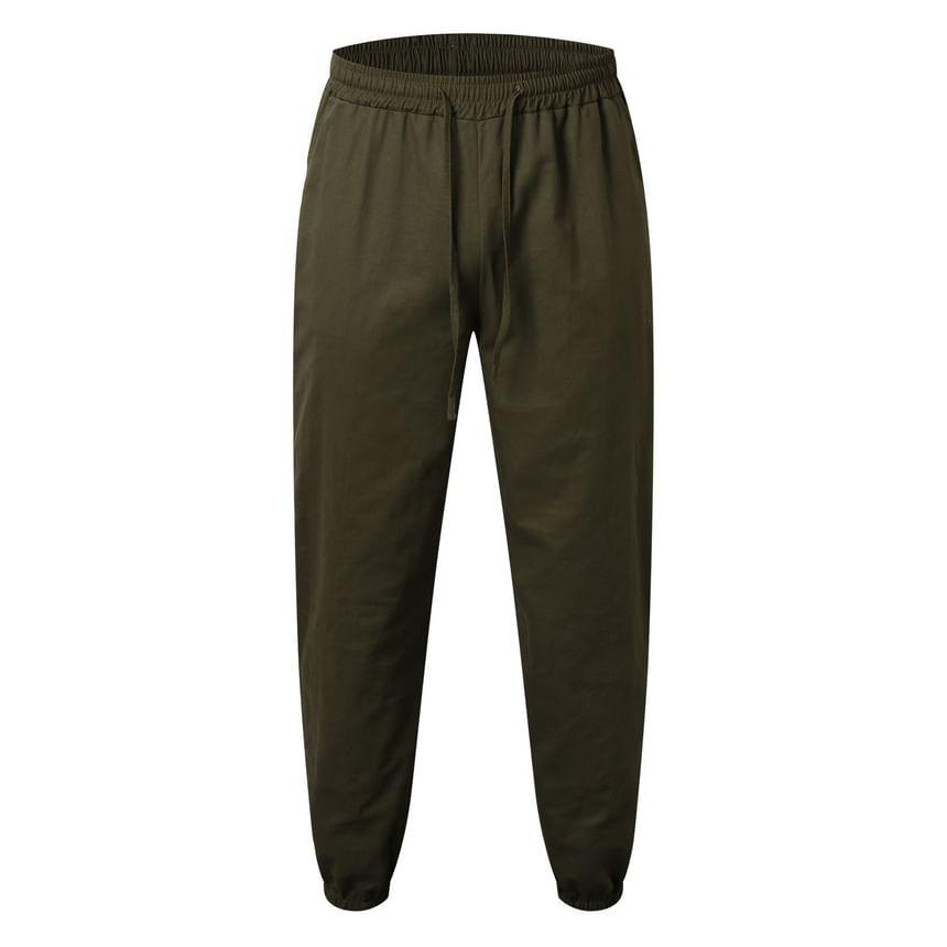 Low Rise Plain Sweatpants Product Image