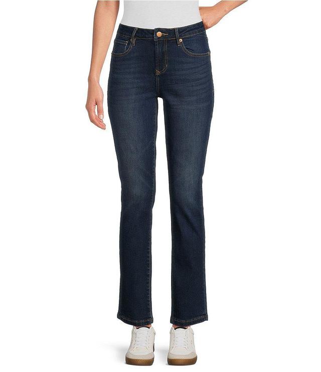 Dear John Blaire Slim Straight Mid-Rise Ankle Jeans Product Image