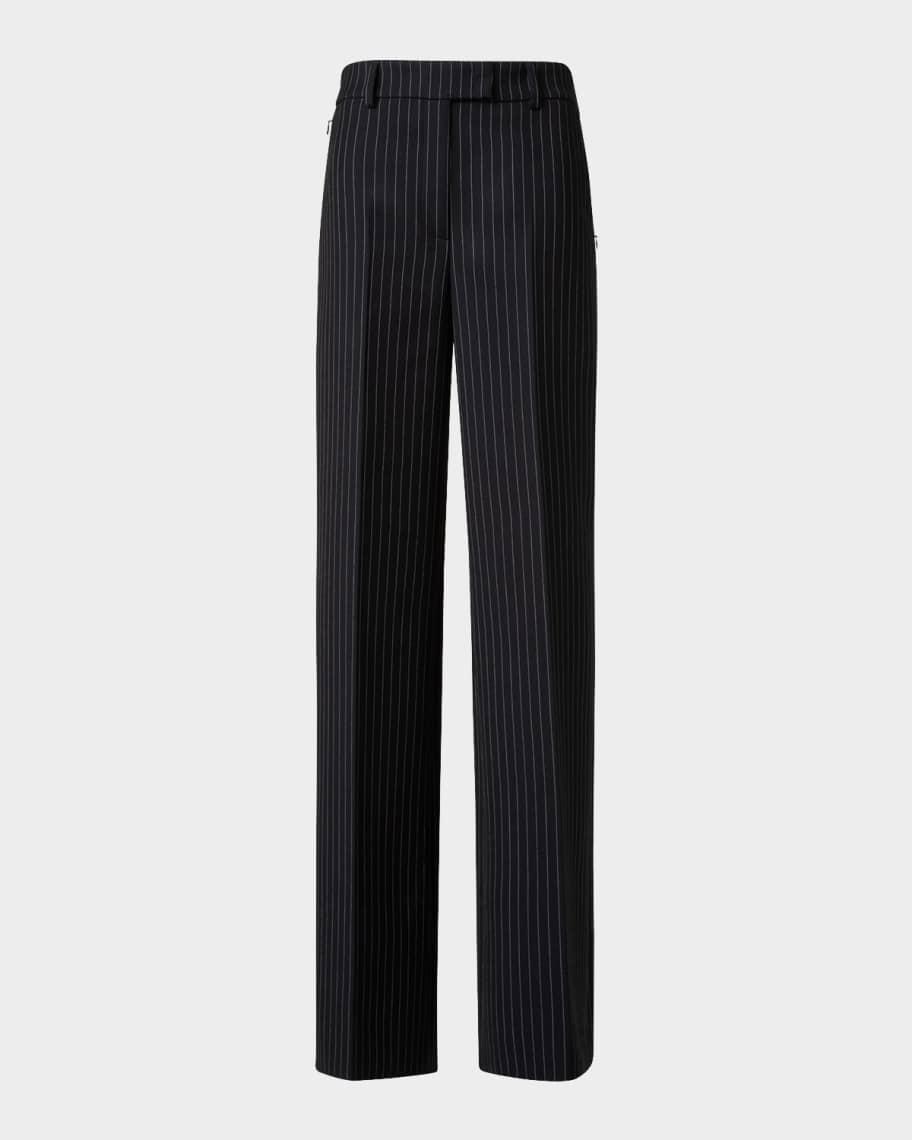 Fior High-Rise Pinstripe Wide-Leg Pants product image