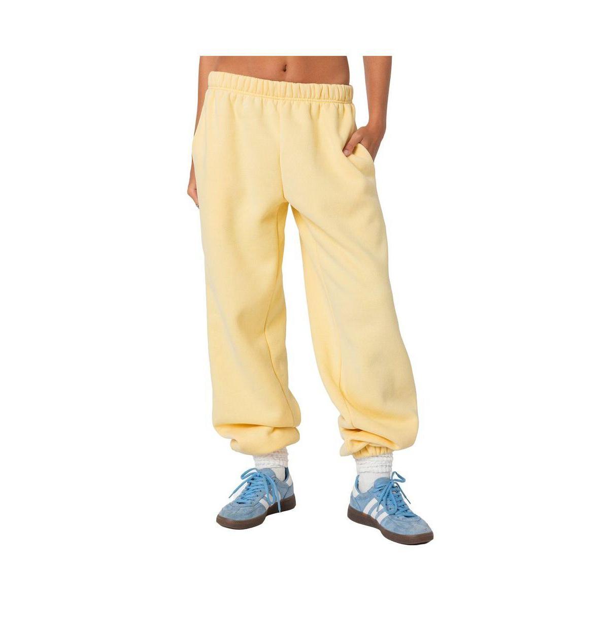 EDIKTED Clark Oversize Cotton Blend Sweatpants Product Image