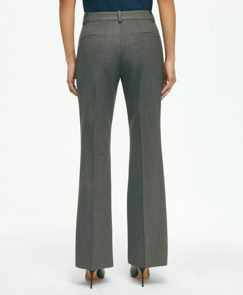 The Essential Brooks Brothers Stretch Wool Flare Leg Trousers Product Image