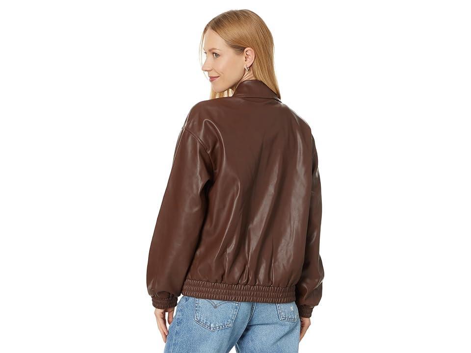 Levi's(r) Faux Leather Bomber (Chocolate ) Women's Jacket Product Image