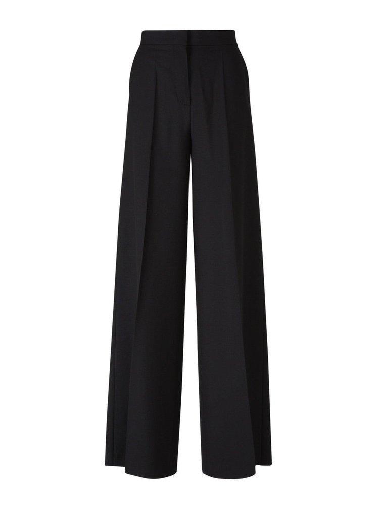 MAX MARA High Waisted Straight Leg Pants In Black product image