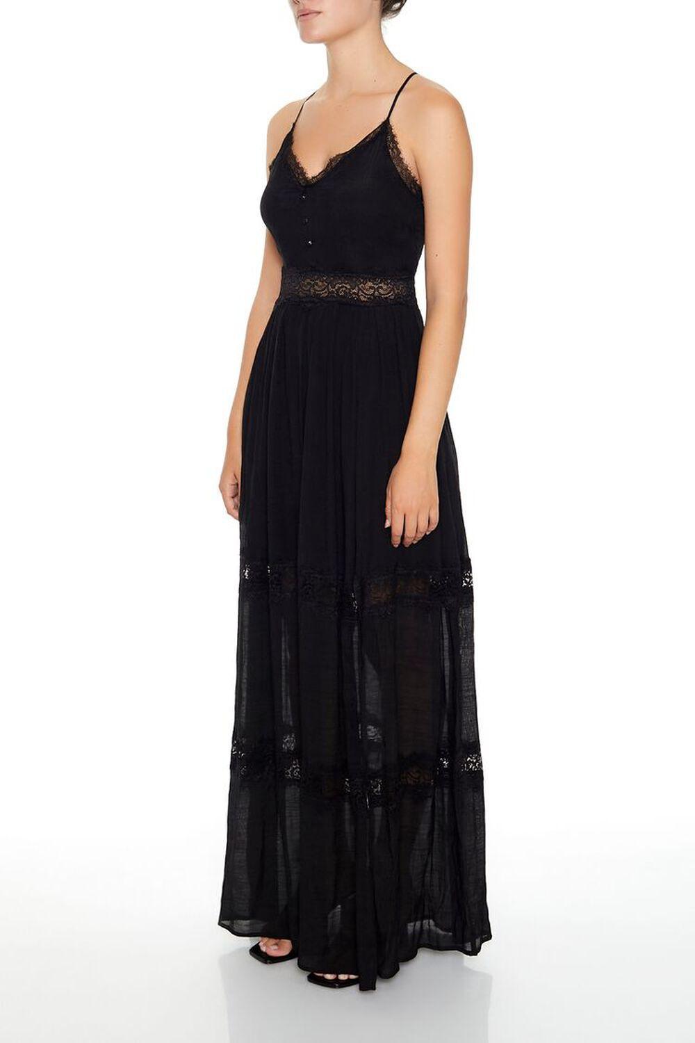 Eyelash Lace Racerback Maxi Dress | Forever 21 Product Image