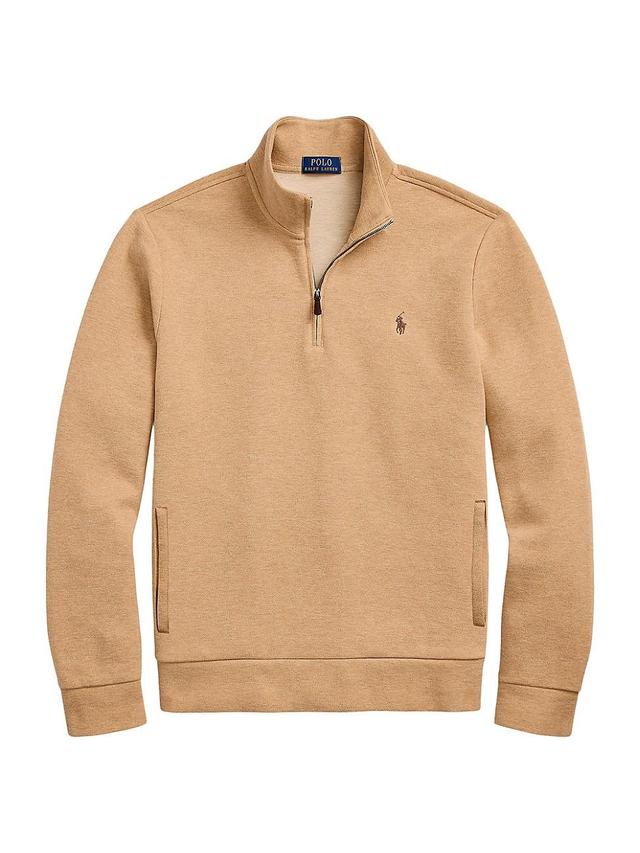 Mens Cotton-Blend Half-Zip Sweatshirt Product Image