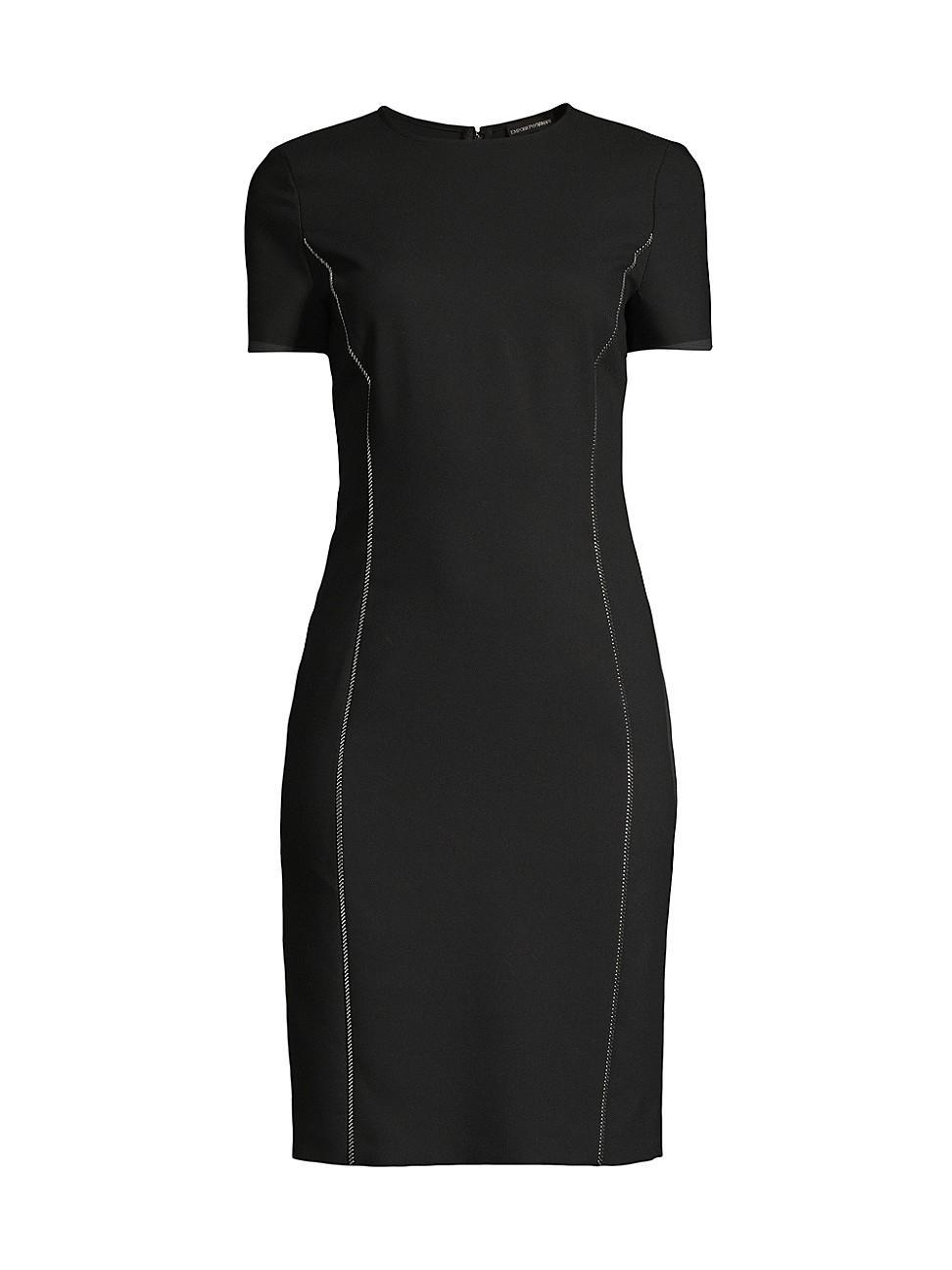 Womens Zip-Trim Techno Cady Dress Product Image