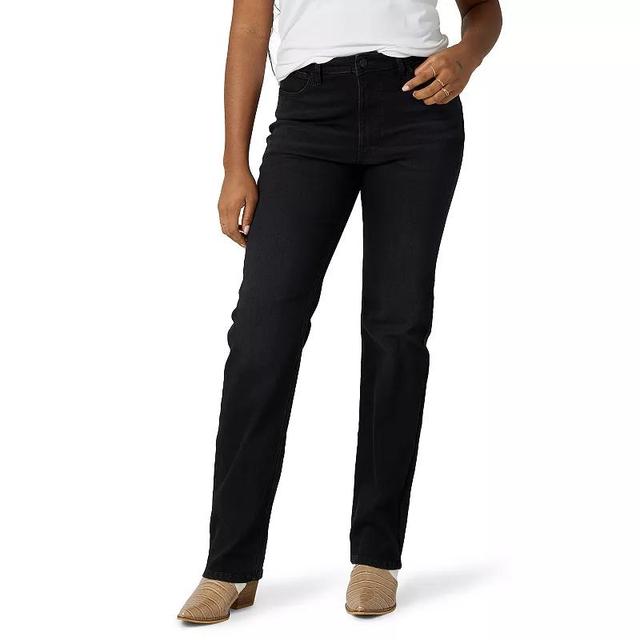 Womens Wrangler High Rise Straight-Leg Jeans Product Image