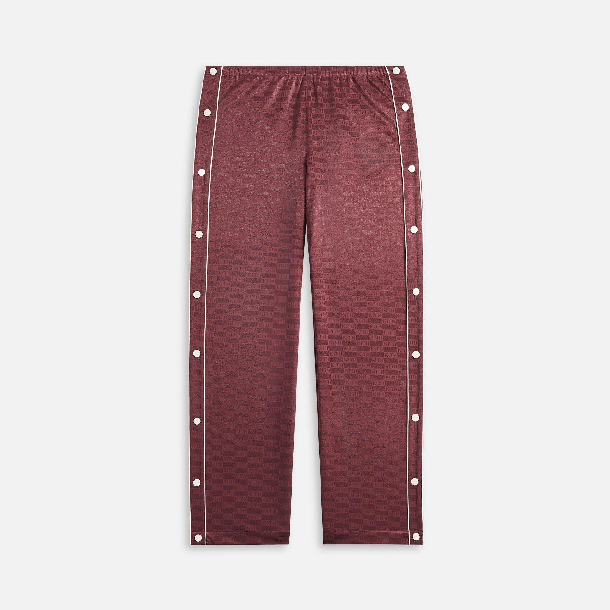 Kith Women Florin Monogram Tearaway Pant - Magma Female Product Image