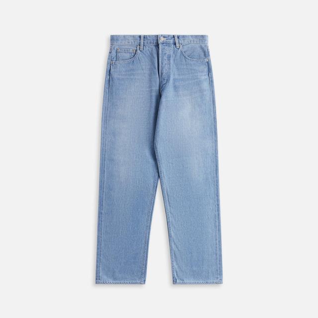 Auralee Selvedge Faded Light Denim Wide Pants - Light Indigo Male Product Image