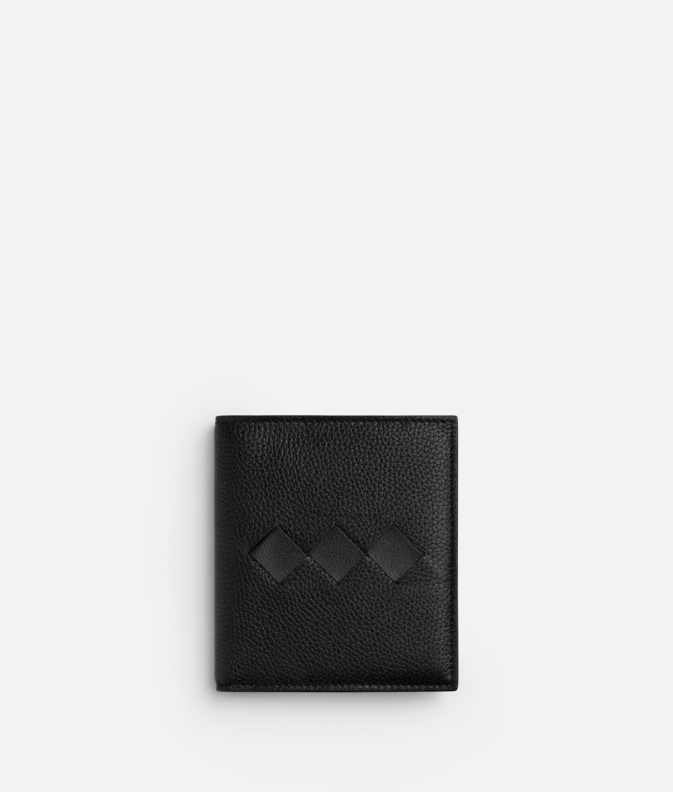 Men's Tre Flap Card Case in Black Product Image