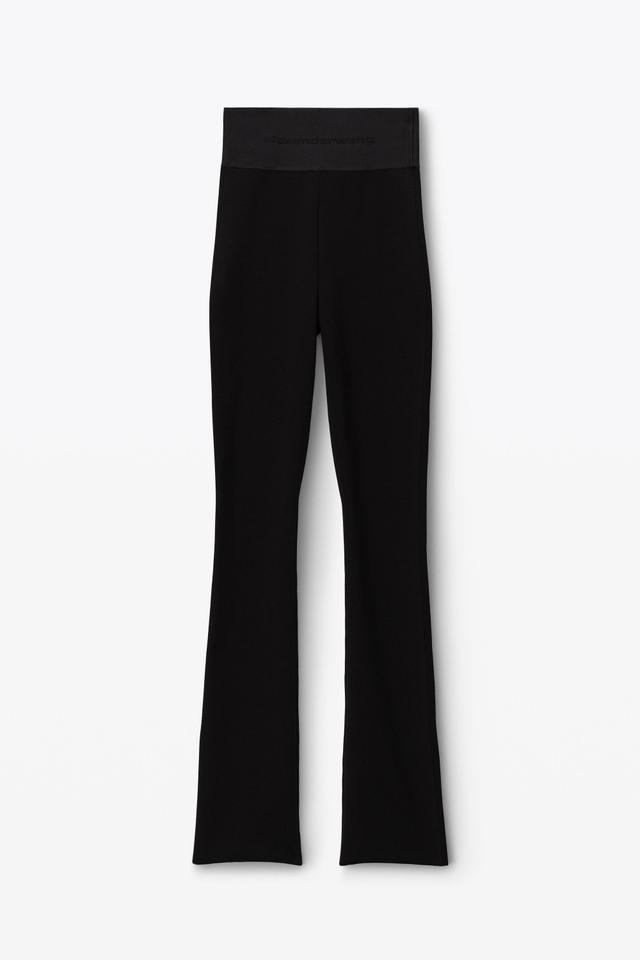 Logo Elastic Waistband Bootcut Pant Product Image