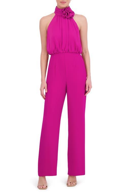 Eliza J Rosette Detail Sleeveless Jumpsuit Product Image