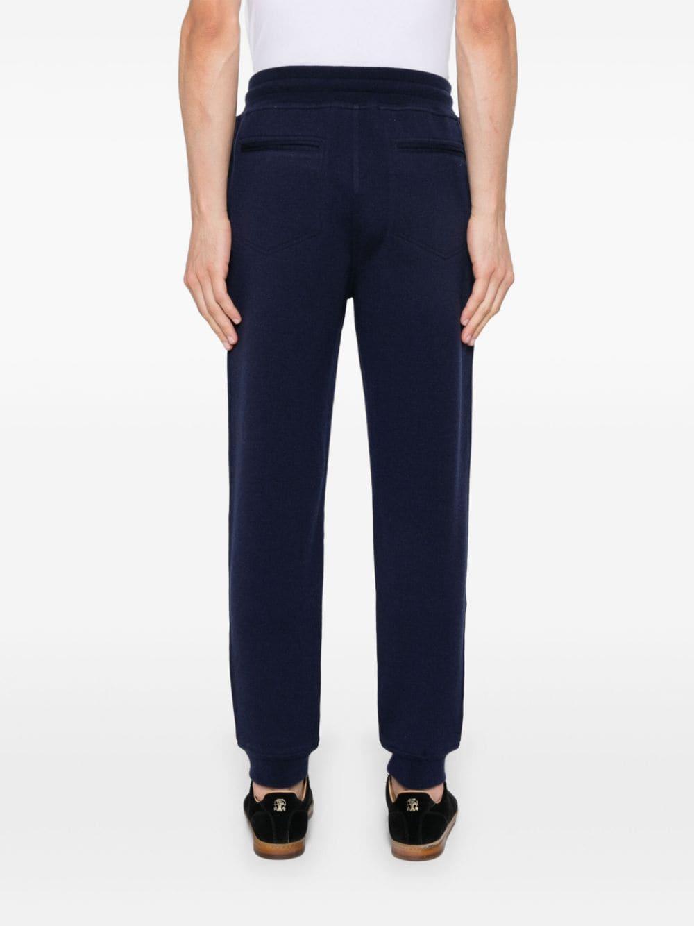 Double Cloth Trousers In Blue Product Image