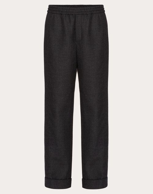 WOOL TWEED PAJAMA PANTS product image