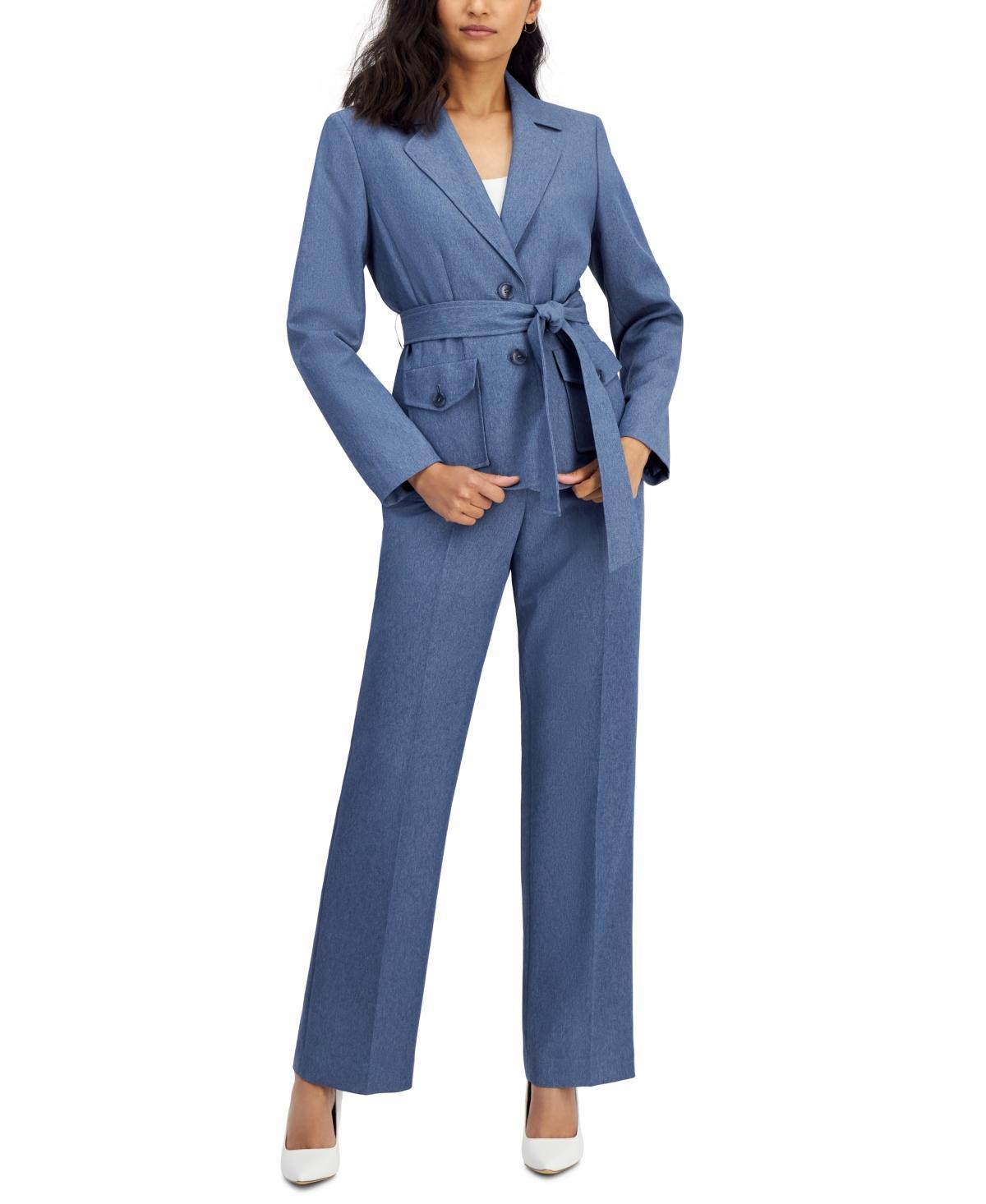 Womens Belted Safari Jacket and Kate Pants, Regular & Petite Sizes Product Image