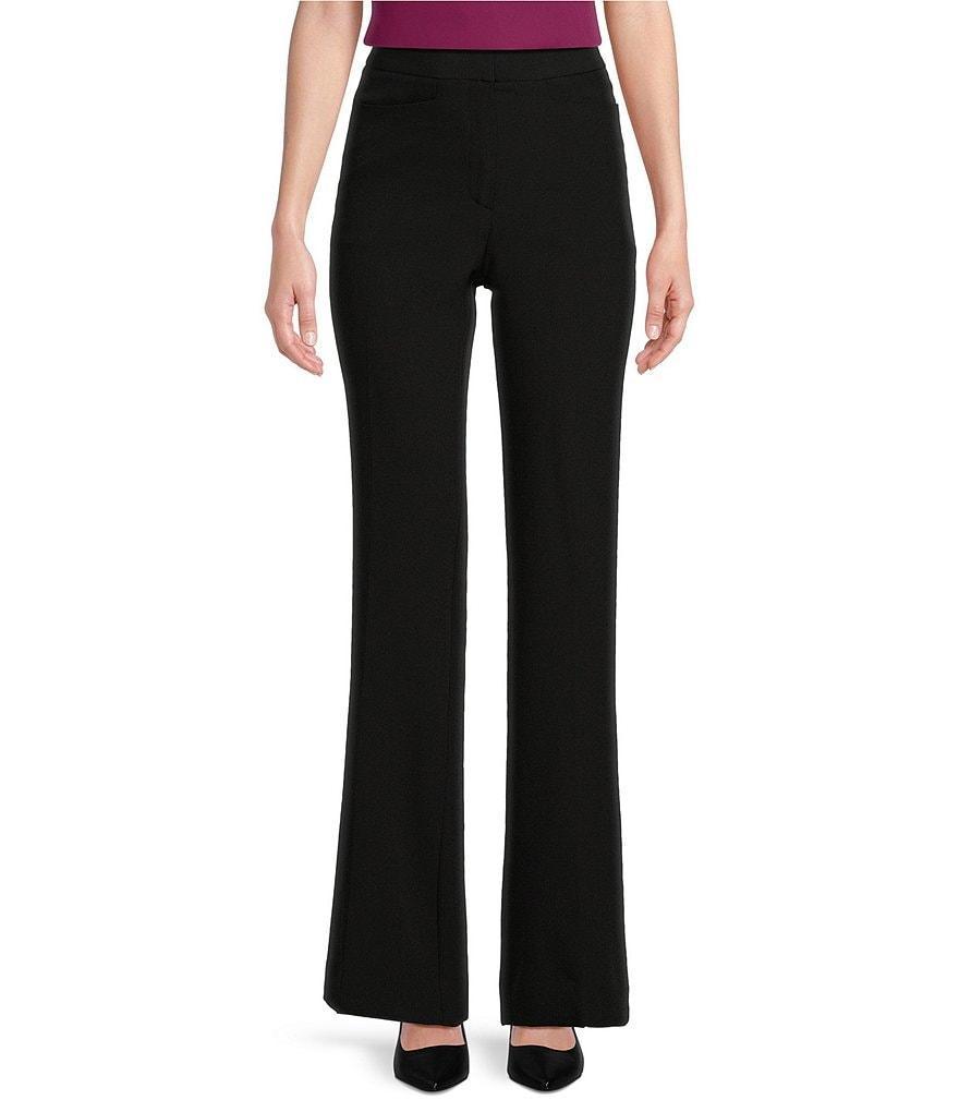 Calvin Klein Stretch Pleat Front Wide Leg Pant Product Image