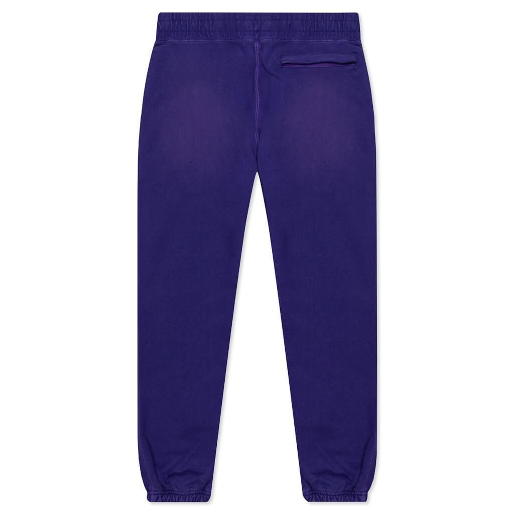 Awake Sunbleached Logo Sweatpants - Purple Male Product Image