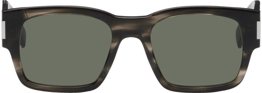 Gray Sl 617 Sunglasses In Havana-crystal-grey Product Image