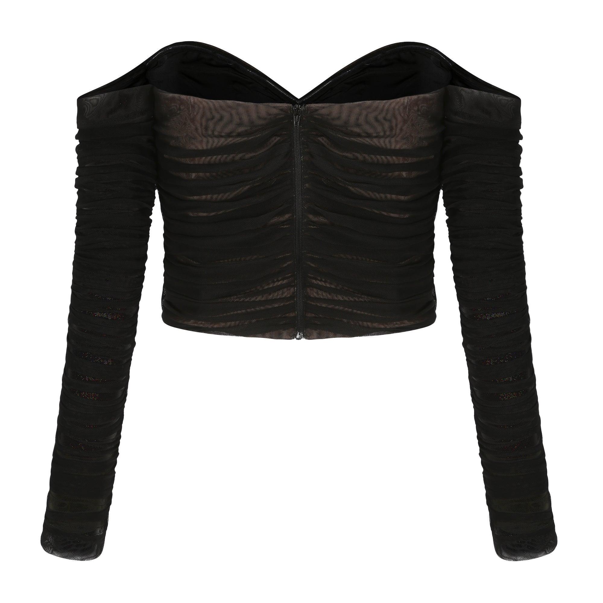 Vanessa Diamond Top (Black) (Final Sale) Product Image