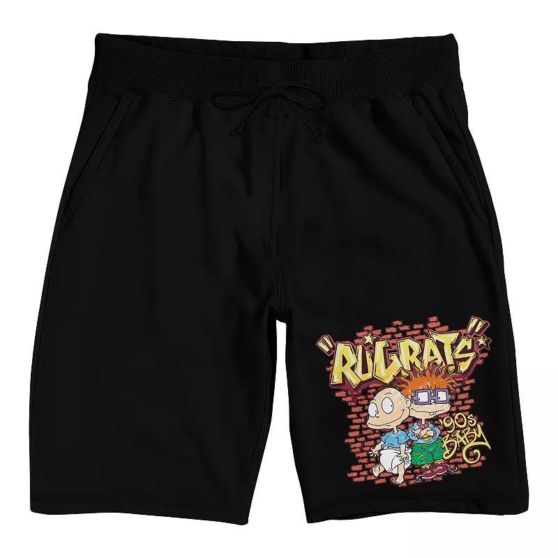 Mens Rugrats 90s Baby Sleep Shorts Product Image