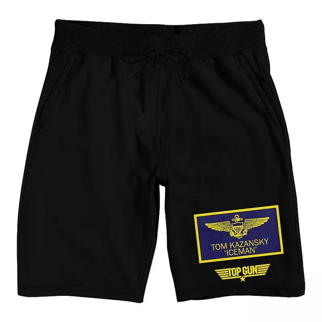 Mens Top Gun Pilot Patch Sleep Shorts Product Image