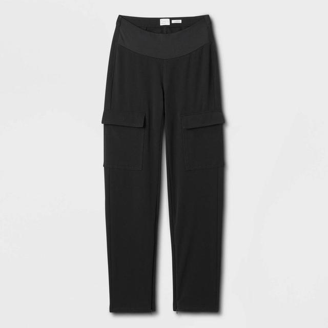 Womens Adaptive Seated Fit Pants - A New Day Black 12 Product Image