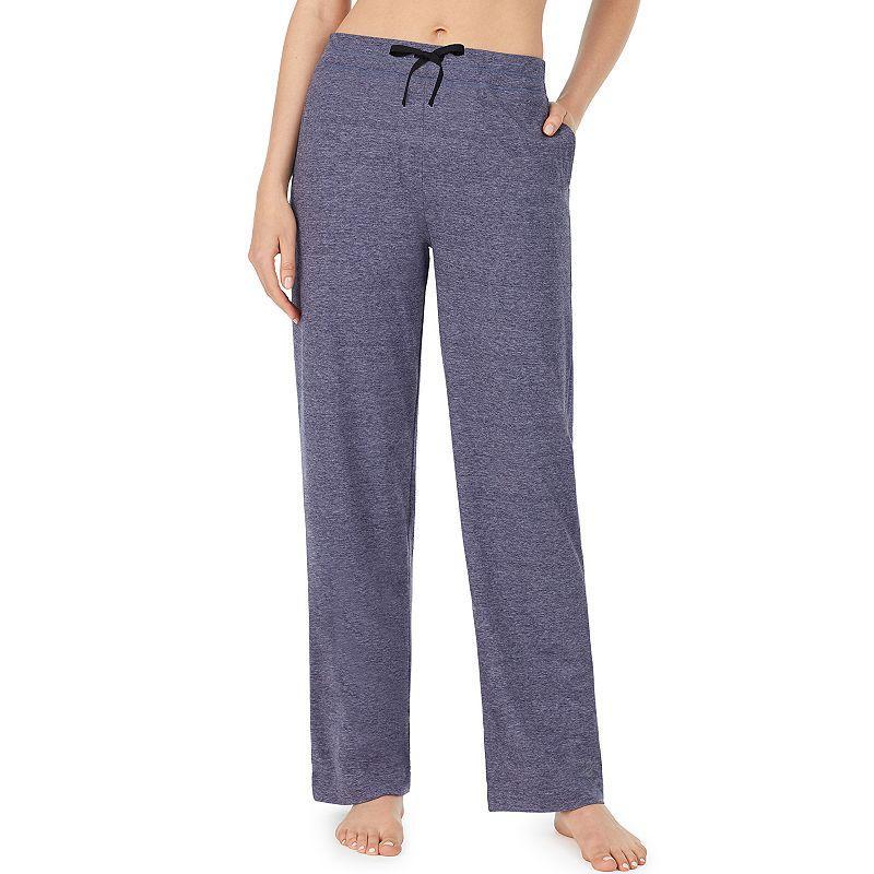 Womens Cuddl Duds Essentials Pajama Pants Grey Heather Product Image