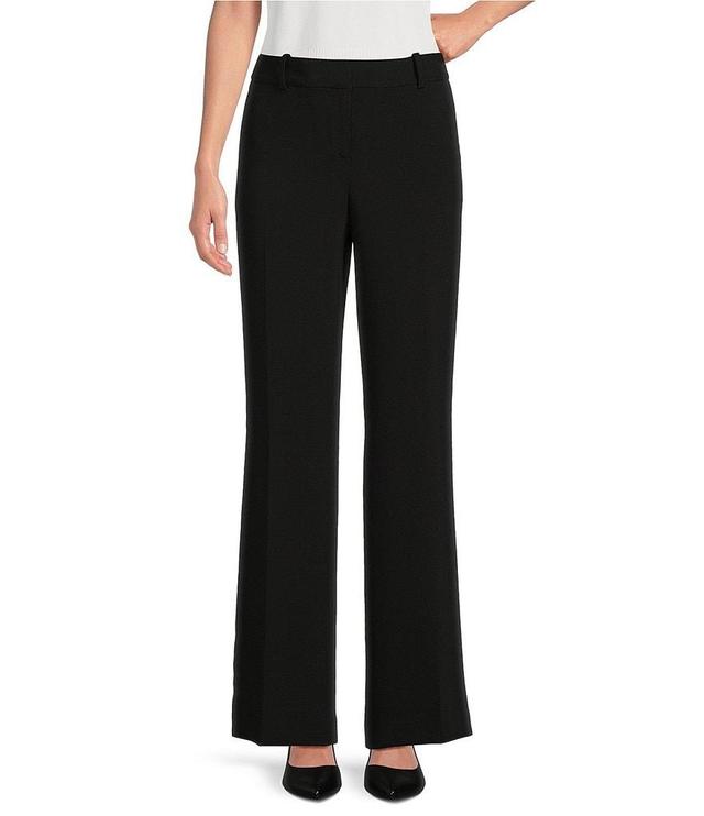 KARL LAGERFELD PARIS Crepe Bootcut Full Length Pant Product Image