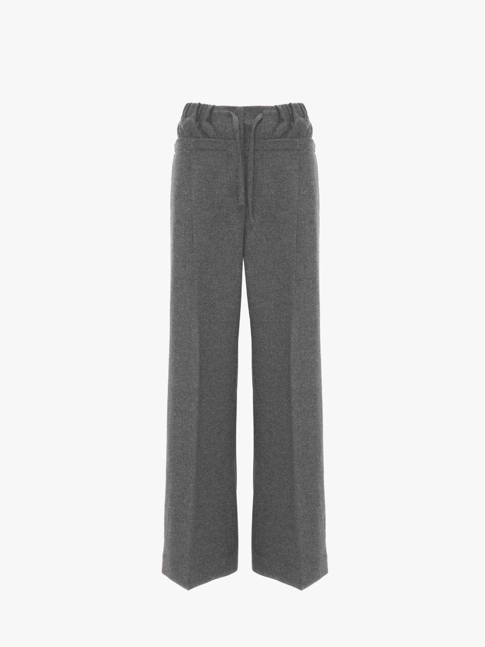 DOUBLE WAIST TROUSERS in grey | JW Anderson US  Product Image