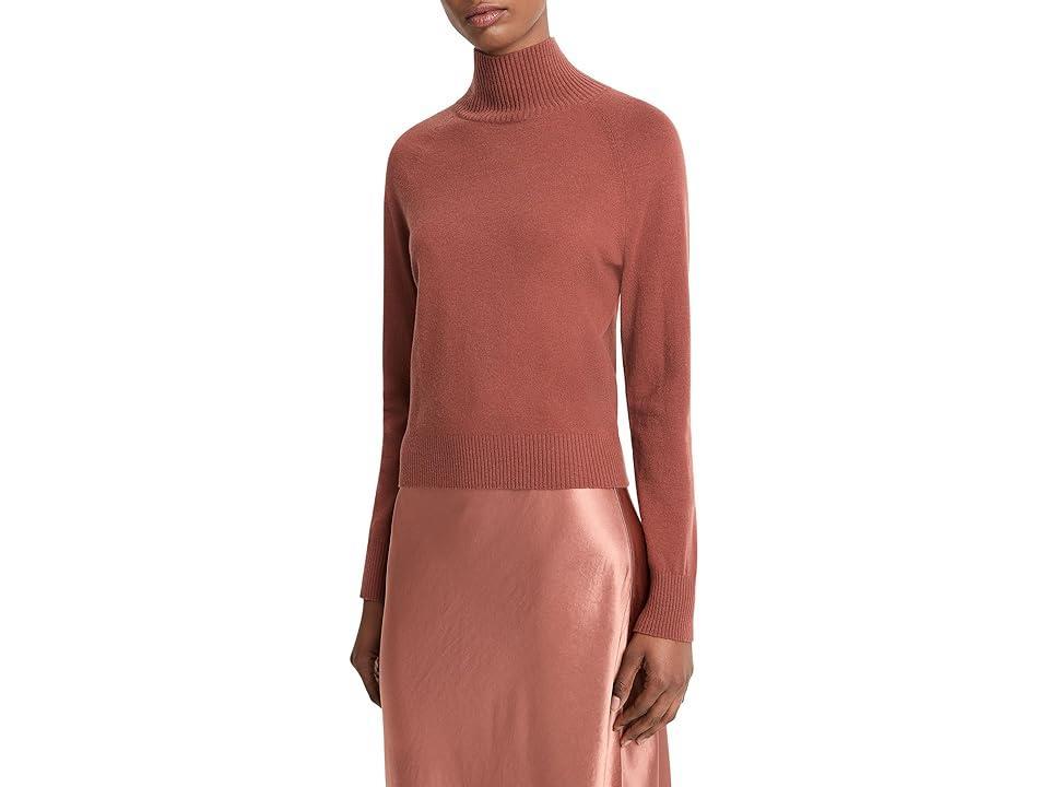 Vince Raglan Turtleneck (Rosewood) Women's Clothing Product Image