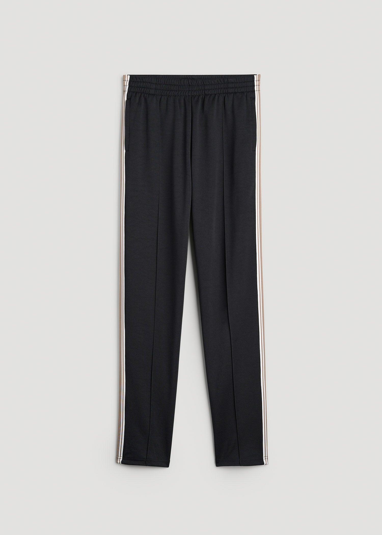 Tricot Track Pants for Tall Men in Black Product Image