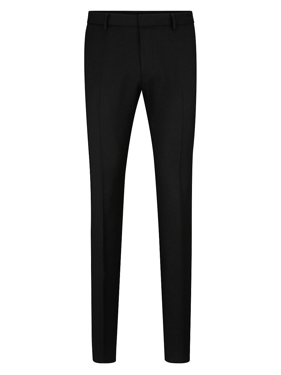 Hugo Boss Boss by Hugo Boss Men's Extra-Slim-Fit Trousers - Black Product Image